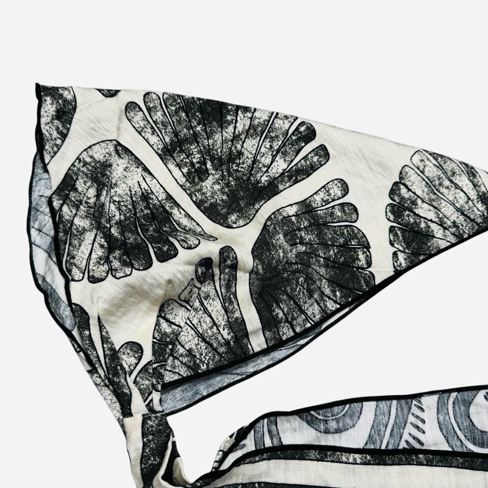 NWT New Anthropologie Shell Printed Hair Scarf - Picture 4 of 7